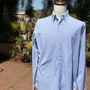 Polo Ralph Lauren Blue Plaid Button Down Shirt